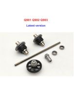 Xinlehong XLH Q901 Q902 Q903 Parts Differential+Main Drive Shaft Kit 901-QZJ04+901-QZJ05